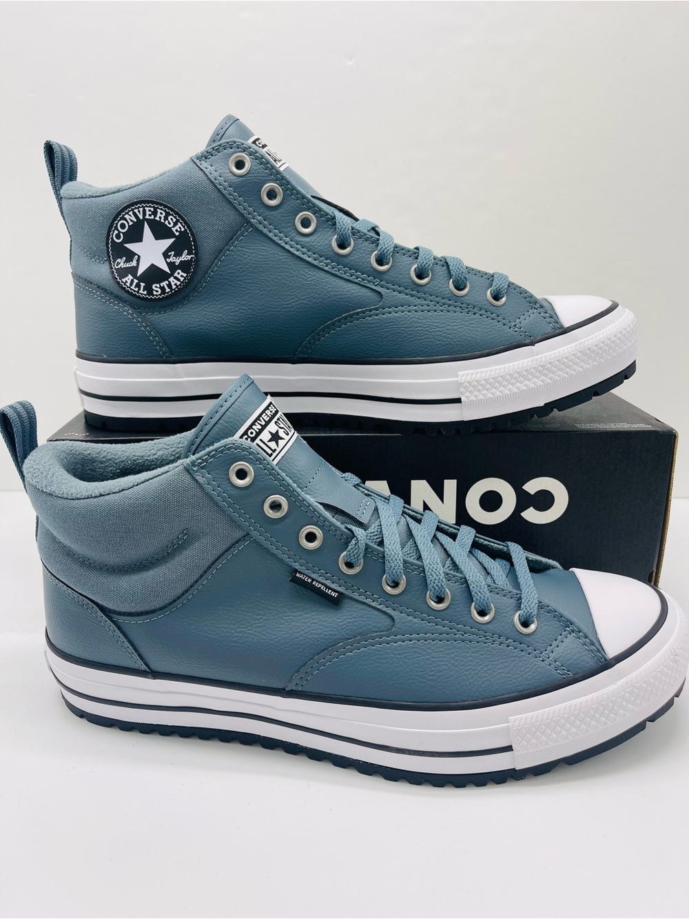 Converse Men’s CTAS MALDEN STREET BOOT MID NEWTRAL TEAL/SHADOW WOODS Sneakers